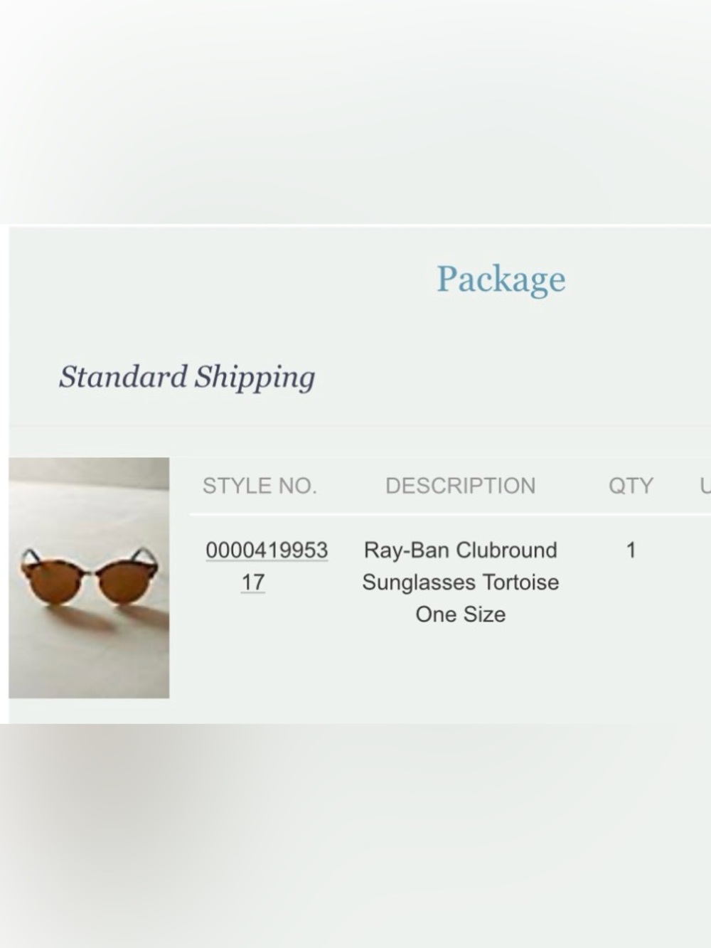 Ray-Ban Clubround in Tortoise Clubmaster Rounded - Picture 4 of 4